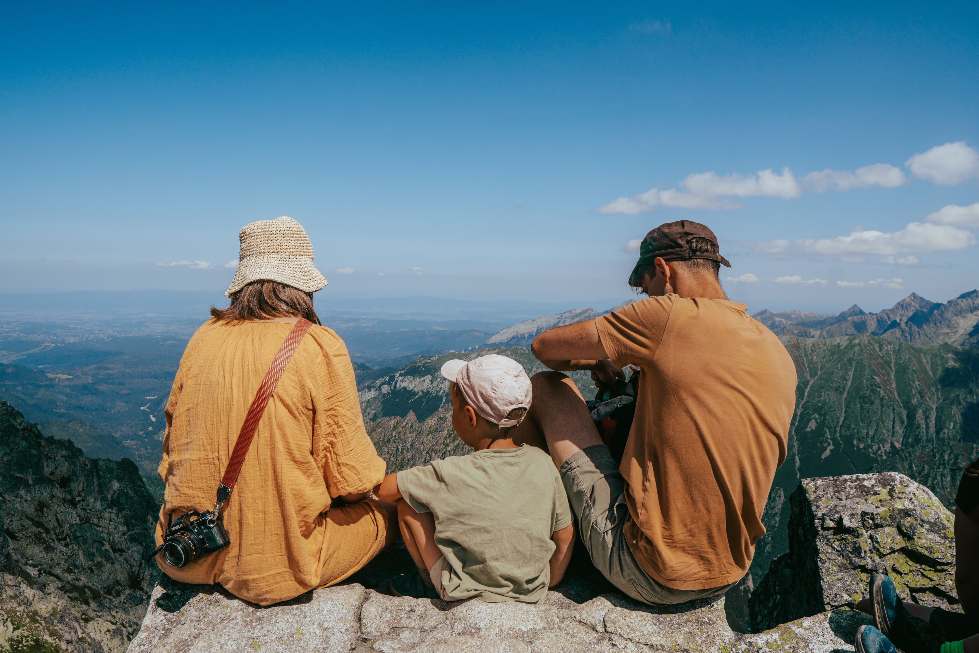A scenic mountaintop view.